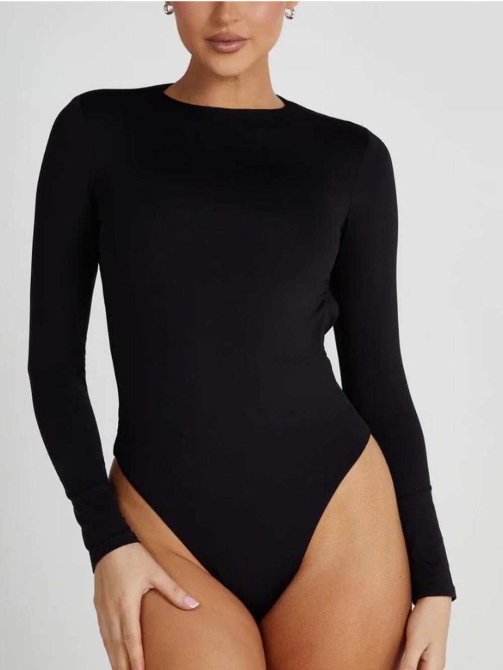 Meshki Rayne Women's Cutout‎ Black Bodysuit Size XL NWT (S)
